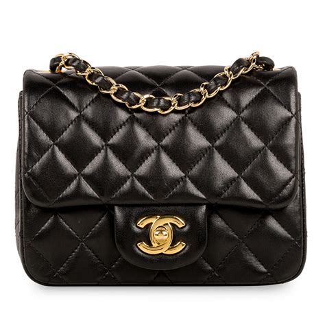 chanel classic flap bag small vs mini|chanel mini flap bag lambskin.